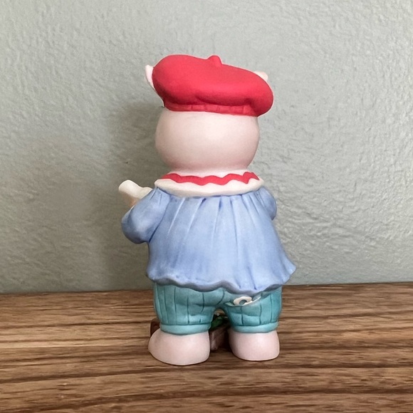 EUC - Bronson Collection Vintage 1995 BC Artist Pig Figurine - Picture 3 of 6